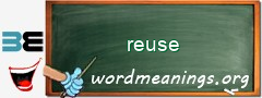 WordMeaning blackboard for reuse